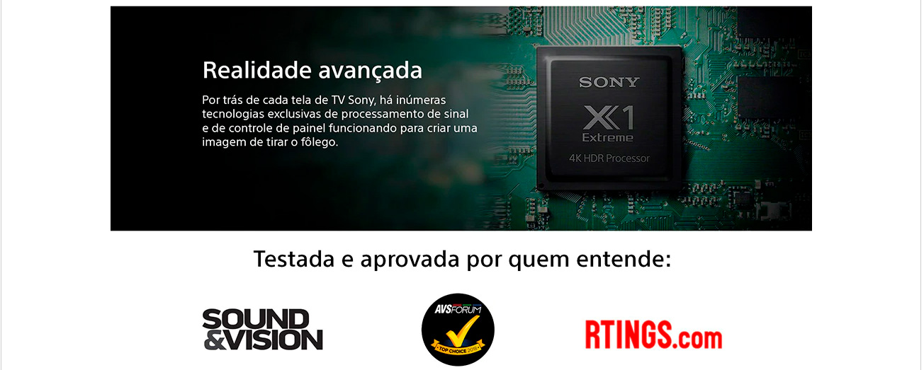 Smart TV LED 75 UHD 4K Sony BRAVIA XBR-75X905F X-Tended Dynamic Range, 4K X-Reality Pro, Wi-Fi e HDMI